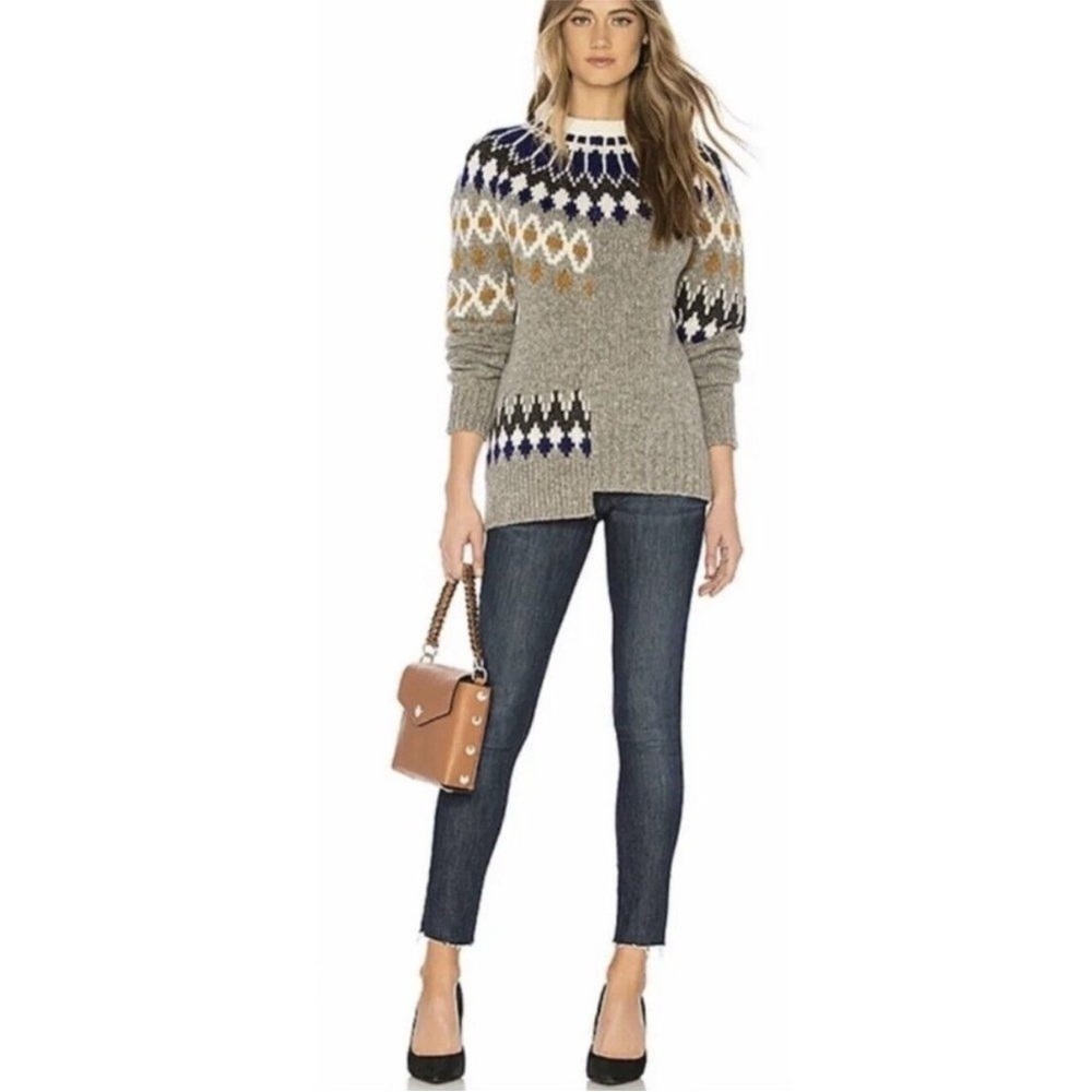 RAG&BONE High Rise Ankle Skinny Jeans in Tonal River Wash - Picture 4 of 13